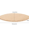 Pro Grade Solid Wood Biscuit Joinery Kit in Sizes 0, 10, and 20 for Precise Cabinet and Furniture Bonding showing dimensions