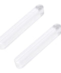 Mini Self Adhesive Clear Acrylic Cabinet Drawer Pulls 2 Pack No Punching Design Push Pull Handles For Dresser Cabinets Glass Doors And Windows