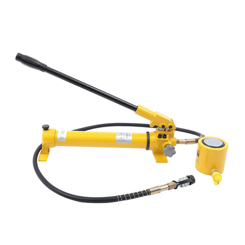Heavy Duty 30 Ton Hydraulic Ram Jack And Portable Power Pump Kit With Quick Connect Cylinder For Industrial Machinery And Bridge Jobs Built Like A Tank And Knocks Out Heavy Lifts Without Missing A Beat