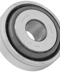 2 Pack Round Bore Agricultural Bearing 0.756 Inch Id X 2.44 Inch Od Heavy Duty Steel Replacement For Tractors And Harvesters with metal casing.