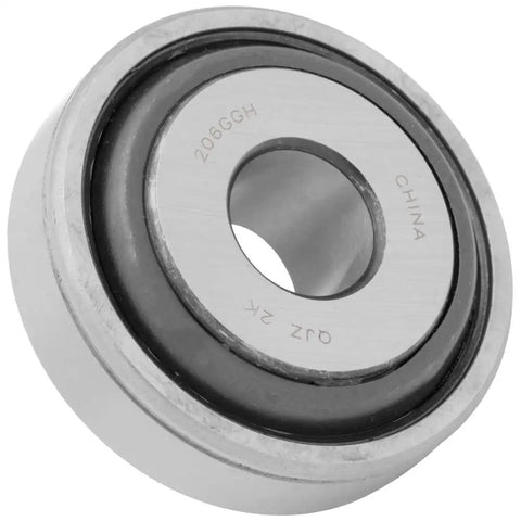2 Pack Round Bore Agricultural Bearing 0.756 Inch Id X 2.44 Inch Od Heavy Duty Steel Replacement For Tractors And Harvesters with metal casing.