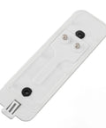 Video Doorbell Back Plate Replacement, Lightweight Durable Plastic Back Plate With Easy Install, White Color, Top View