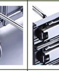 Close-up of Expandable Steel Pants Rack Designed To Keep Your Duds Neatly Organized, showcasing the smooth glide mechanism.