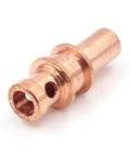Durable Plasma Cutter Nozzle And Electrode Set Compatible With Trafimet A81 Torch copper nozzle part, suitable for high-quality cuts.