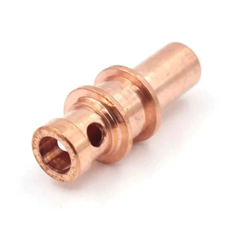 Durable Plasma Cutter Nozzle And Electrode Set Compatible With Trafimet A81 Torch copper nozzle part, suitable for high-quality cuts.
