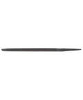 Crescent 7 Inch Triangle Single Cut Slim Taper File for Pro Grade Sharpening and Fine Finishing, 60 Degree Teeth, side view