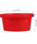 Backpack Sprayer Barrel Mouth Filter Strainer 142mm Outer Diameter Replacement in red plastic for agricultural use