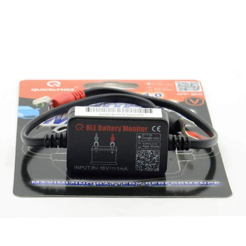 Heavy Duty Wireless Battery Monitor Smart Tester With Bluetooth For Lead Acid Packs Auto Load Scanner with wires.