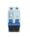 Miniature Circuit Breakers Providing Rock Solid Electrical Overload Protection And Heavy Duty Panel Switching With Compact Build and reliable trip mechanism, 2-pole design.