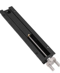 Woodworking Vise With 0 to 110mm Stroke, Aluminum Alloy Bench Vise For Table End, top view showing clamping mechanism