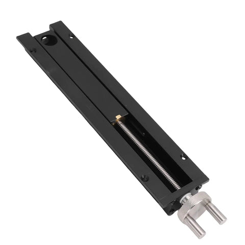 Woodworking Vise With 0 to 110mm Stroke, Aluminum Alloy Bench Vise For Table End, top view showing clamping mechanism