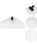 Windproof Sprayer Accessory With Transparent Dual Head Sprinkler for Efficient Field Watering, horn-shaped nozzle visible