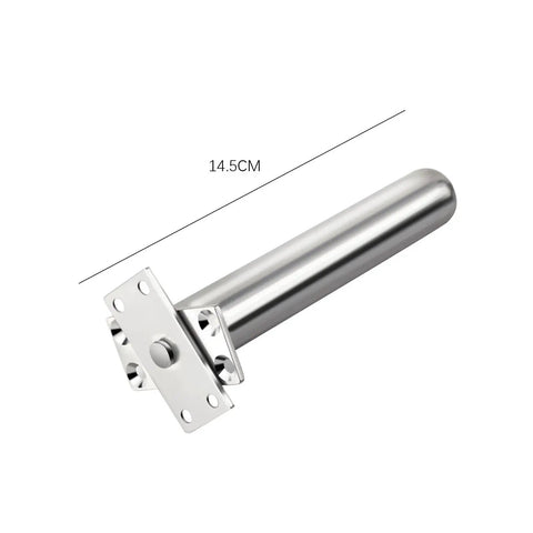 Concealed Door Closer Auto Self Closing Attachment For Wooden Doors With Alloy Frame, Soft Quiet Close, Wall Mount, Easy Install, 14.5cm