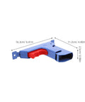 Bed Rail Folding Latch Assembly With Drop Down Guard Locking Mechanism Replacement Lock Switch dimensions shown