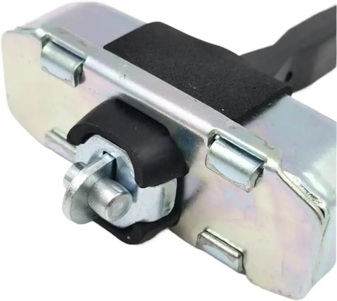 Close-up of Toyota Front Door Check Hinge For Land Cruiser Prado 150 LC150 2010 2017, metal stopper detail.