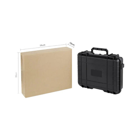 Carrying case for Pro Grade 1500W Induction Dent Repair Tool For Paintless Dents And Hail Damage, next to packaging box