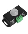 Auto Adjust PIR Motion Sensor Switch For LED Strip Lights 12V And 24V DC, 8A Infrared Detector Module, Easy Install Lighting Controller