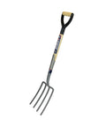 Heavy Duty Digging Fork With Forged Carbon Steel Tines For Tough Soil Aeration And Cultivation, Professional Grade Garden Tool