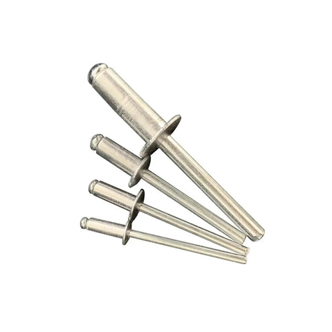 Silver Aluminum Blind Rivet Kit M3 Dome Head Pop Rivets 100 Piece DIY Friendly Set