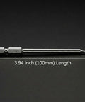 11 Piece Magnetic Tamper Proof Torx Bit Set T6 To T40 With One Quarter Inch Hex Shank S2 Steel Heat Treated Bit 4 Inches Long