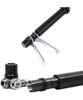 Heavy Duty Pneumatic Grinder With Extended Shaft Cracks Open Stubborn Recesses Like A Gangbuster 22000 Rpm Air Powered Grinding Tool dual collet chuck for tool swaps.