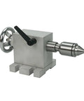 Dead Nuts Tight Mt2 Tailstock Kit With 65Mm Center Height And Quick Change 80Mm Chuck Socket for CNC milling stability.