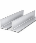 Two Pack 1.5 Inch By 1.5 Inch Aluminum Angle 6063 T5 Built Tough Precision Extruded Architectural Trim For Corner Guards Edge Protection And Sign Frames DIY Fabrication 48 Inch Long Three Sixteenth Inch Thick Made In USA