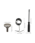 Pro Grade Sewing Machine Replacement Screw Kit With Spring Set For Industrial Flat Machines shown with dimensions