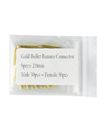 Gold Plated 2.0mm Bullet Banana Connectors Set, 30 Pairs (30 Male And 30 Female) in packaging, ideal for RC projects