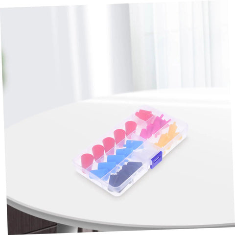 Gleavi 35 Piece Silicone Tapered Plugs Kit Seals Tubes Perfect For Spray Painting, Anodizing, And Powder Coating To Keep Debris Out During Industrial Jobs. Assorted silicone plugs in storage case