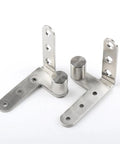 Stainless Steel Pivot Door Hinge Beefy Heavy Duty Hidden Door Hinges For Wooden Doors Cabinets Bookcases And Bookshelves