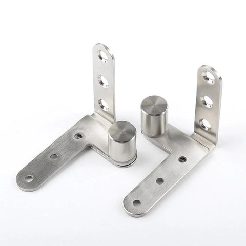 Stainless Steel Pivot Door Hinge Beefy Heavy Duty Hidden Door Hinges For Wooden Doors Cabinets Bookcases And Bookshelves