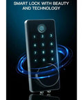 Hassle Free Biometric Smart Deadbolt Lock Delivers Snappy Fingerprint Scanning And Slick Keypad Access for quick keyless entry