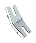 Two Piece Hump Jumper Sewing Tools Set For Quilting And Hemming with measurements in centimeters