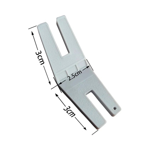 Two Piece Hump Jumper Sewing Tools Set For Quilting And Hemming with measurements in centimeters