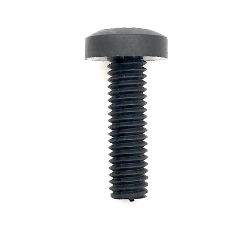 Single bolt from M6 Nylon License Plate Screws Set Of Four Black Plastic Bolts 20mm Long For Thick Frames Built To Last
