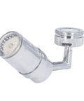 Maqulae LED Water Faucet with Temperature Control, 3/4in External Thread, chrome-plated ABS material with LED design.