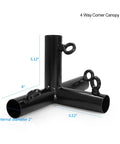 2 Inch Baseball Batting Cage Frame Corner Kit For 55 Foot Cage Connectors Set Breezy Install Fits 2 Inch Galvanized Pipe