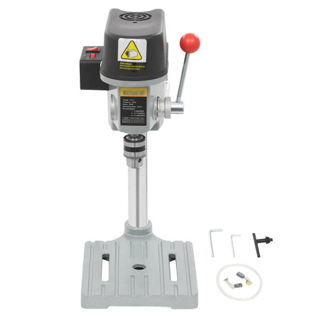 Compact Mini Drill Press Table With Three Speed Variable 16000 RPM Benchtop Drill Press Stand Portable Electric Drilling Machine
