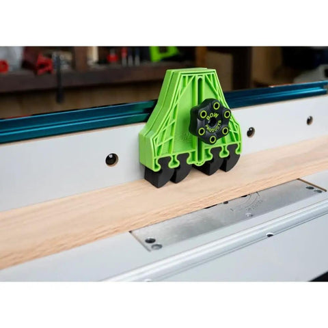 Pro Level Replacement Eva Feathers For Saw Featherboards Kickback Busting Sweet Swap Fit Portable Workbench Fence Gear 4 Pack positioned on wood.