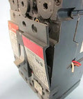 RMS Mag Break Circuit Breaker Damaged Unit For Parts Or Repair Heavy Duty Electrical Panel Switch close-up showing connections and labels.
