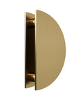 Half Round Pull Handle Double Sided Heavy Duty Aluminum Push Pull Handle Commercial Grade Glass Door Handle Barn Door Handle For Wooden Doors Gold Diameter 7.9 Inches Ideal For Commercial And Residential Use With Easy Mounting And Smooth Operation
