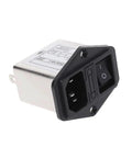 Cw2b-10A-T Single Phase EMI Power Filter And Line Conditioner AC Socket Protector with power switch and inlet for clean electricity.