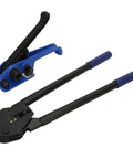 Blue Manual Steel Strap Tensioner Crimper Tool Set For Packing And Shipping No Fuss Banding Machine For Boxes And Pallets