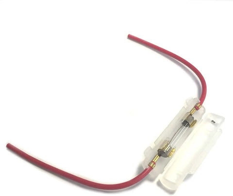 Heavy Duty Inline Fuse Box Holder With No Nonsense Plug And Play Wiring Harness And Street Ready 10 Amp Blade Fuse close-up view