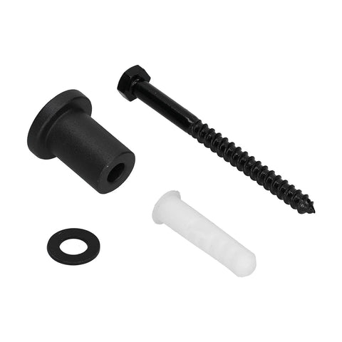 Sliding Barn Door Track Spacer Kit Made From Carbon Steel, Heavy Duty Rock Solid Rust Proof Wall Mounting Set With Gaskets For Secure Install