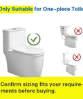 3 Inch Dual Flush Valve Repair Kit For One Piece Toilet illustration showing compatibility and sizing requirements