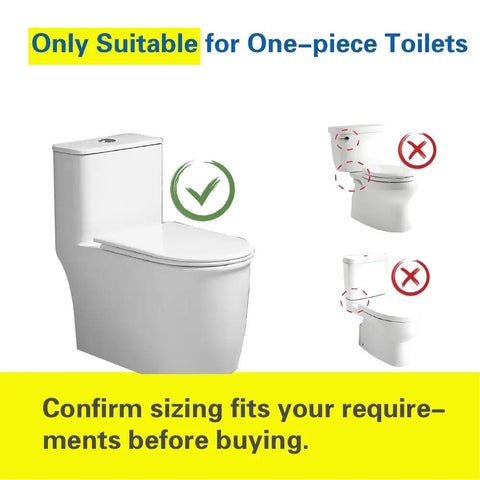 3 Inch Dual Flush Valve Repair Kit For One Piece Toilet illustration showing compatibility and sizing requirements