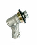 Gearbox Brush Cutter Gear Head Trimmer Transmission Assembly 45 Degree Angle Drive Replacement Alloy Construction for Garden Maintenance Lawn Shrub Trimming silver alloy gearbox