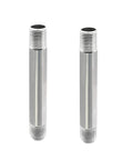 Beefy One Half Inch Stainless Steel Pipe Nipple, Six Inches Long, NPT Standard Fits Standard One Half Inch Threads And Fittings, 304 Stainless Steel, Rust Proof, Heavy Duty DIY Industrial Tube Pack Of Two
